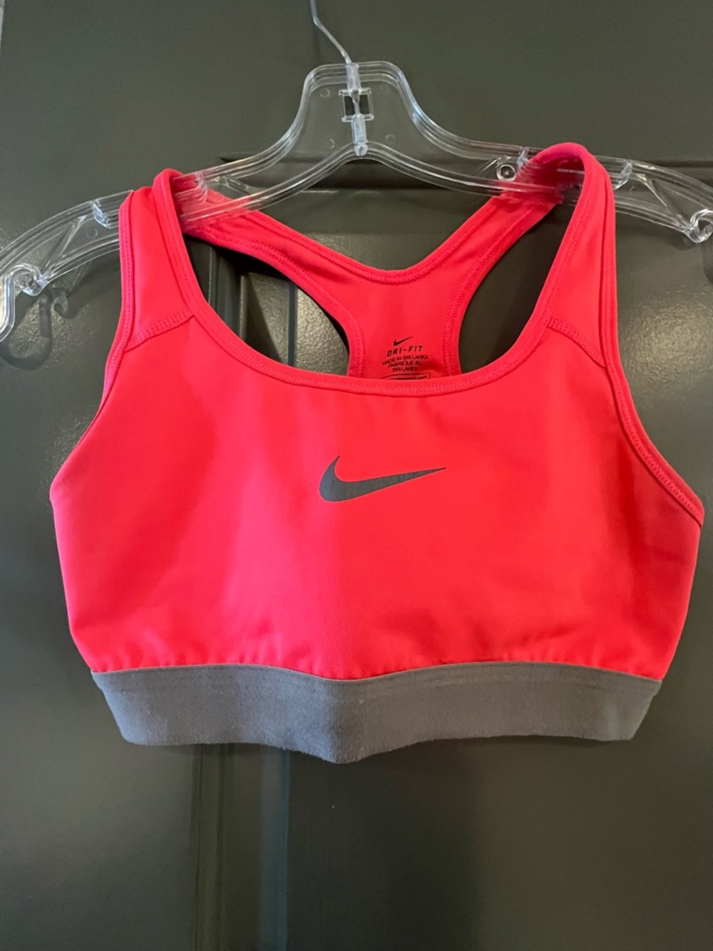 Nike Bright Pink Racerback Sports Bra